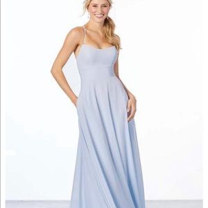 MORI LEE Bridesmaids 21655 Slate Color Size 12